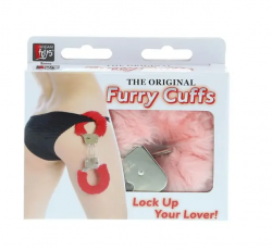  Metal Handcuff with Plush PINK